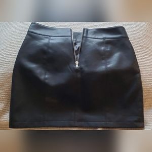 Leather skirt